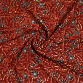 Pedana Hand Block Print Natural Dyed Cotton Kalamkari Scarf 25