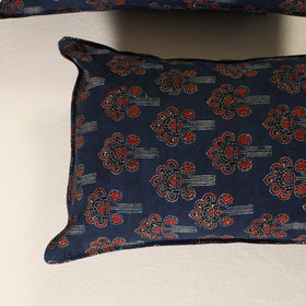 Ajrakh Print Cotton Pillow Cover (Set of 2) 40