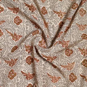Pedana Hand Block Print Natural Dyed Cotton Kalamkari Scarf 23