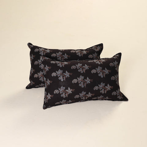Ajrakh Print Cotton Pillow Cover (Set of 2) 41