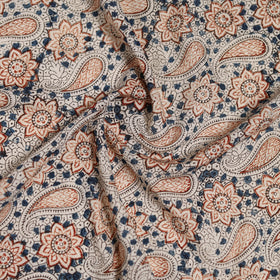 Pedana Hand Block Print Natural Dyed Cotton Kalamkari Scarf 21
