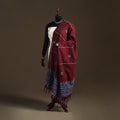Kantha Hand Embroidered Khes Handwoven Cotton Dupatta 01