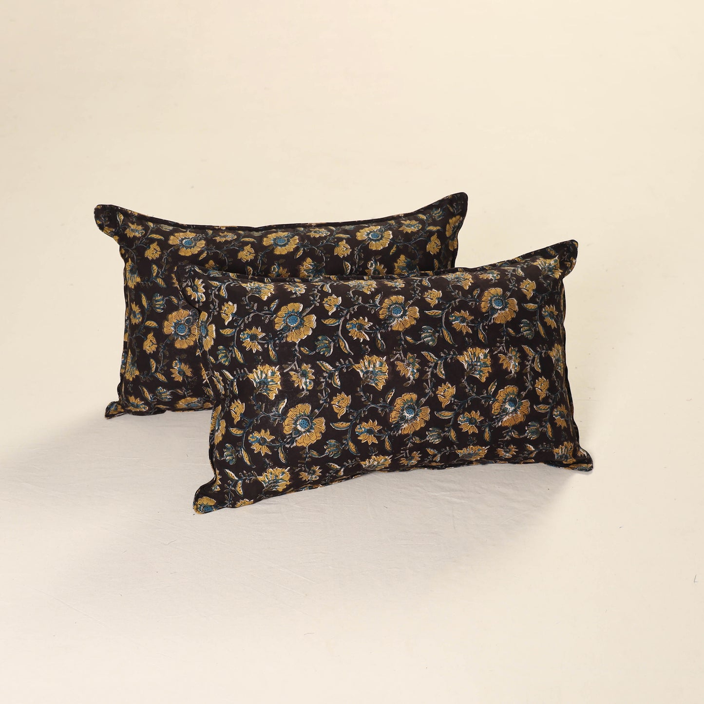 Bagru Print Cotton Pillow Cover (Set of 2) 43