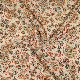Pedana Hand Block Print Natural Dyed Cotton Kalamkari Scarf 18