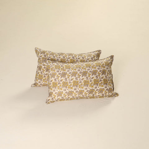 Bagru Print Cotton Pillow Cover (Set of 2) 44