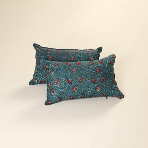 Bagru Print Cotton Pillow Cover (Set of 2) 45
