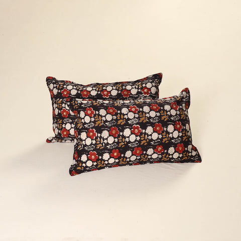 Bagru Print Cotton Pillow Cover (Set of 2) 46