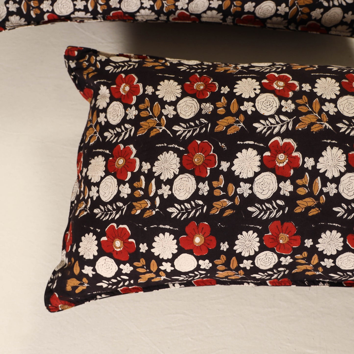 Bagru Print Cotton Pillow Cover (Set of 2) 46