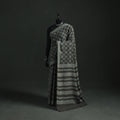Pure Merino Wool Hand Block Akola Prints Saree 15