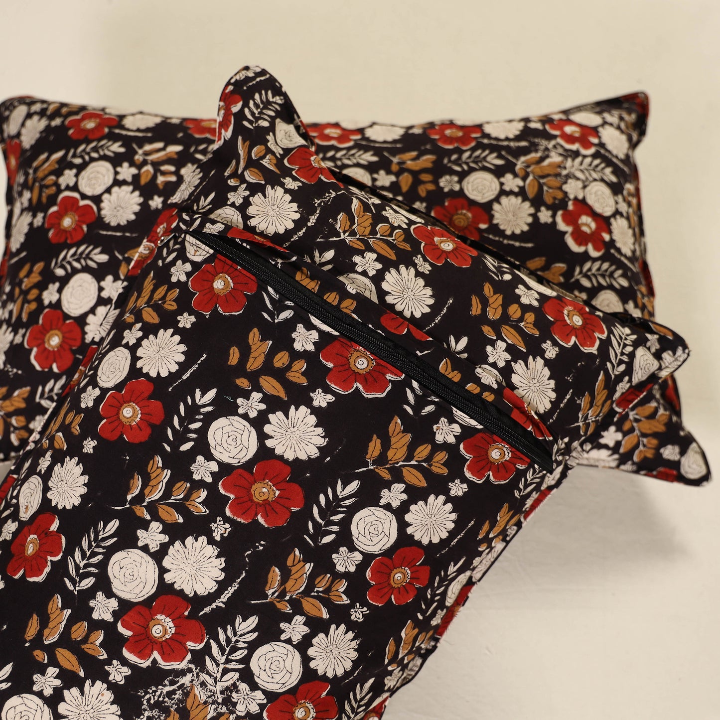 Bagru Print Cotton Pillow Cover (Set of 2) 46
