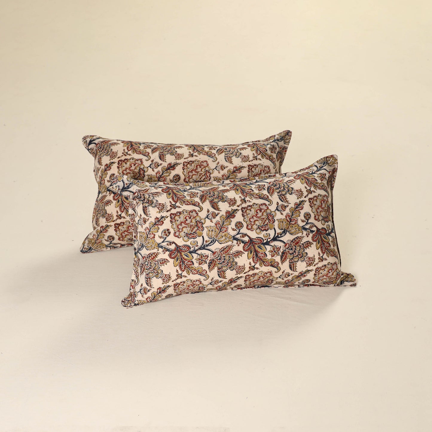 Kalamkari Print Cotton Pillow Cover (Set of 2) 47