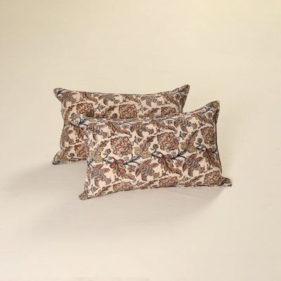 Kalamkari Print Cotton Pillow Cover (Set of 2) 47