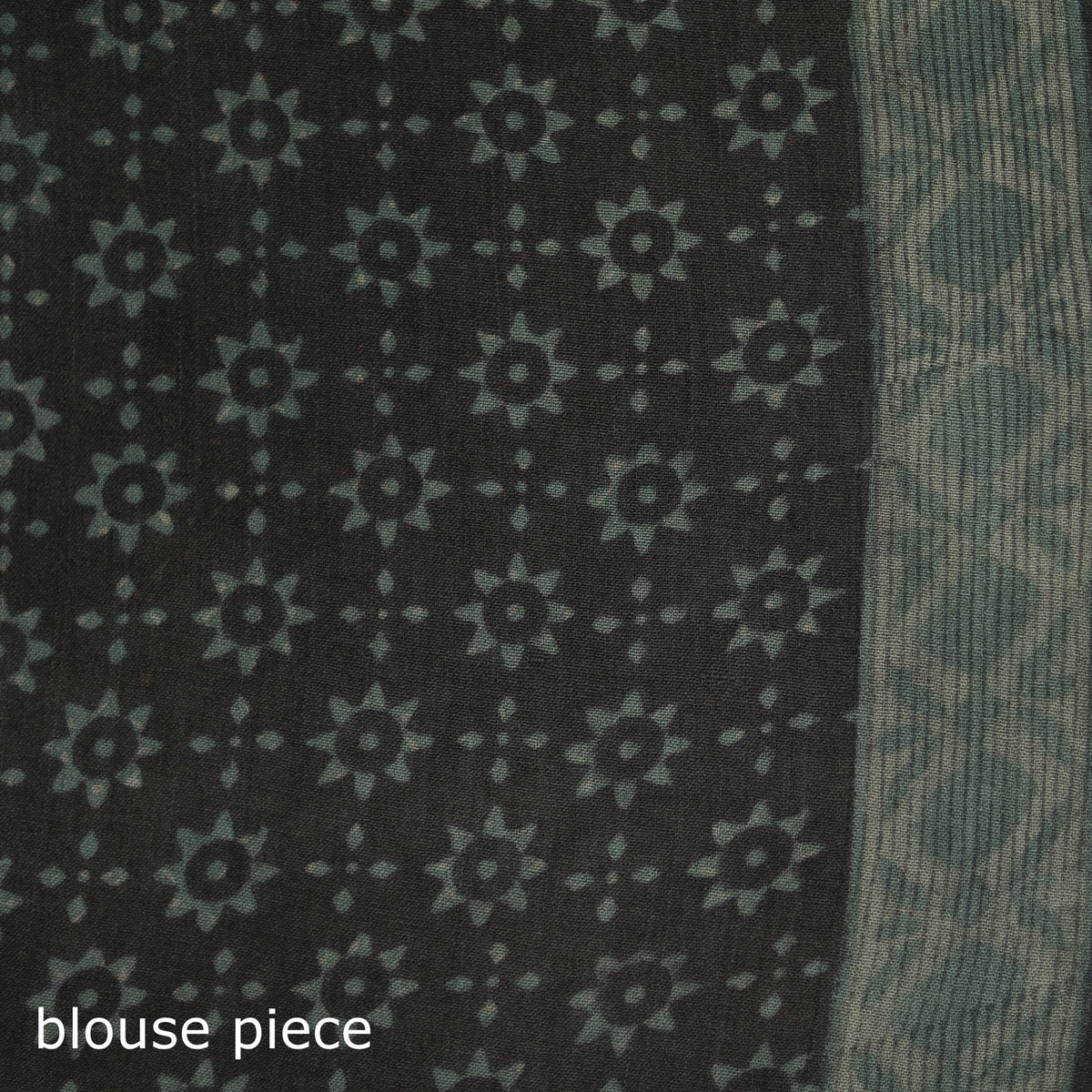Pure Merino Wool Hand Block Akola Prints Saree 15