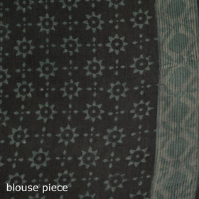 Pure Merino Wool Hand Block Akola Prints Saree 15