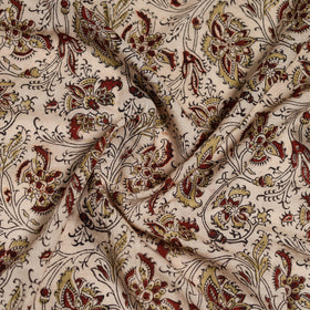 Pedana Hand Block Print Natural Dyed Cotton Kalamkari Scarf 09