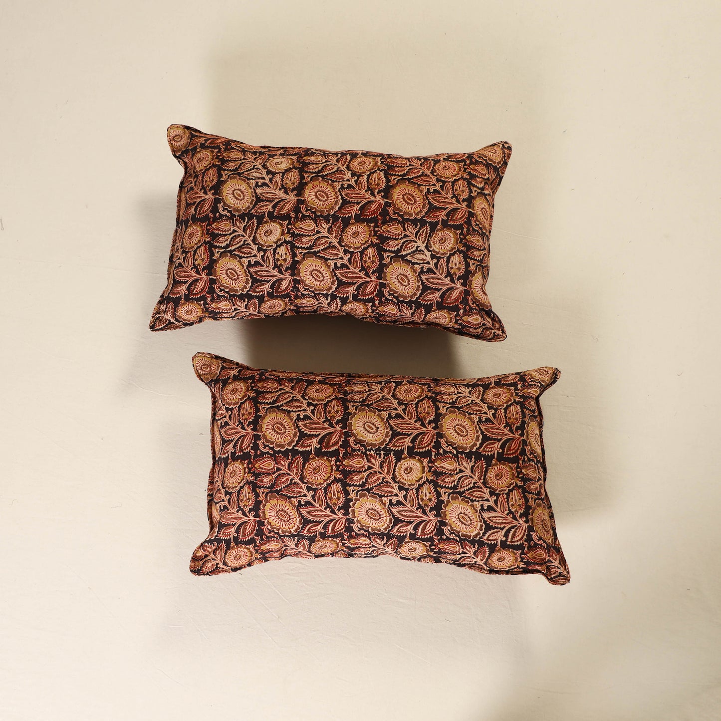 Kalamkari Print Cotton Pillow Cover (Set of 2) 48