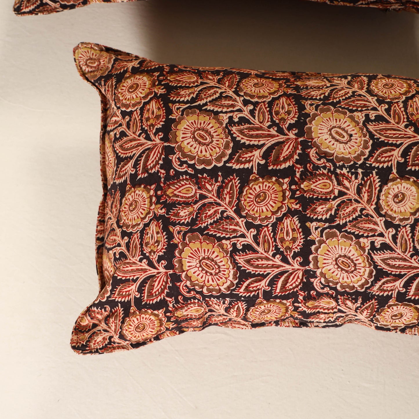 Kalamkari Print Cotton Pillow Cover (Set of 2) 48