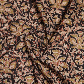 Pedana Hand Block Print Natural Dyed Cotton Kalamkari Scarf 08
