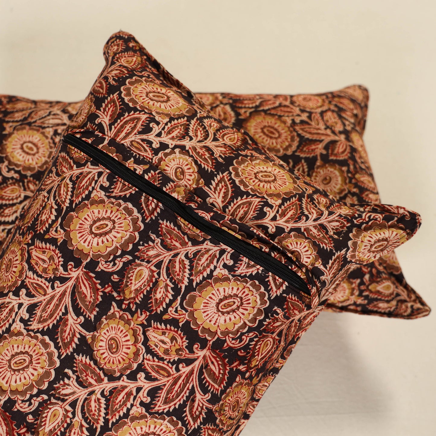 Kalamkari Print Cotton Pillow Cover (Set of 2) 48
