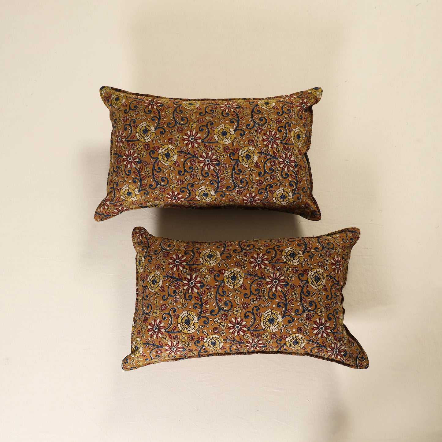 Kalamkari Print Cotton Pillow Cover (Set of 2) 49
