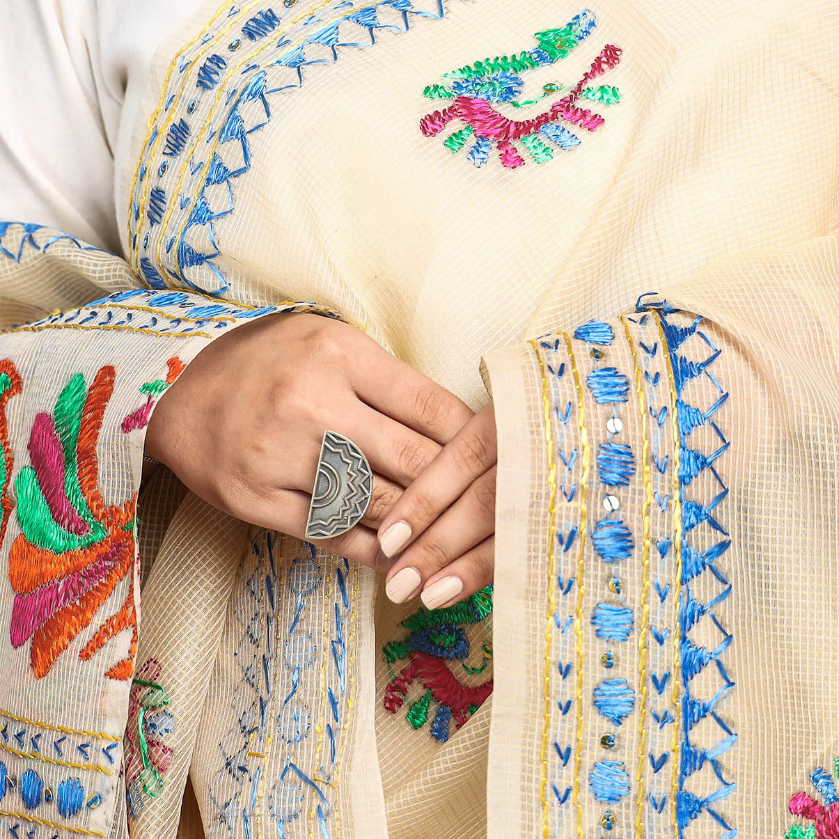 phulkari embroidery dupatta