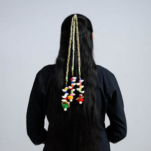 Thread Braided & Shell Work Hair Parandi 07