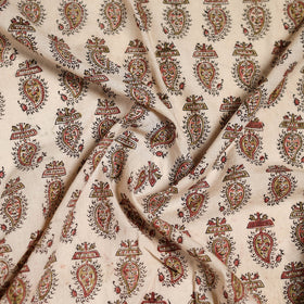 Pedana Hand Block Print Natural Dyed Cotton Kalamkari Scarf 06