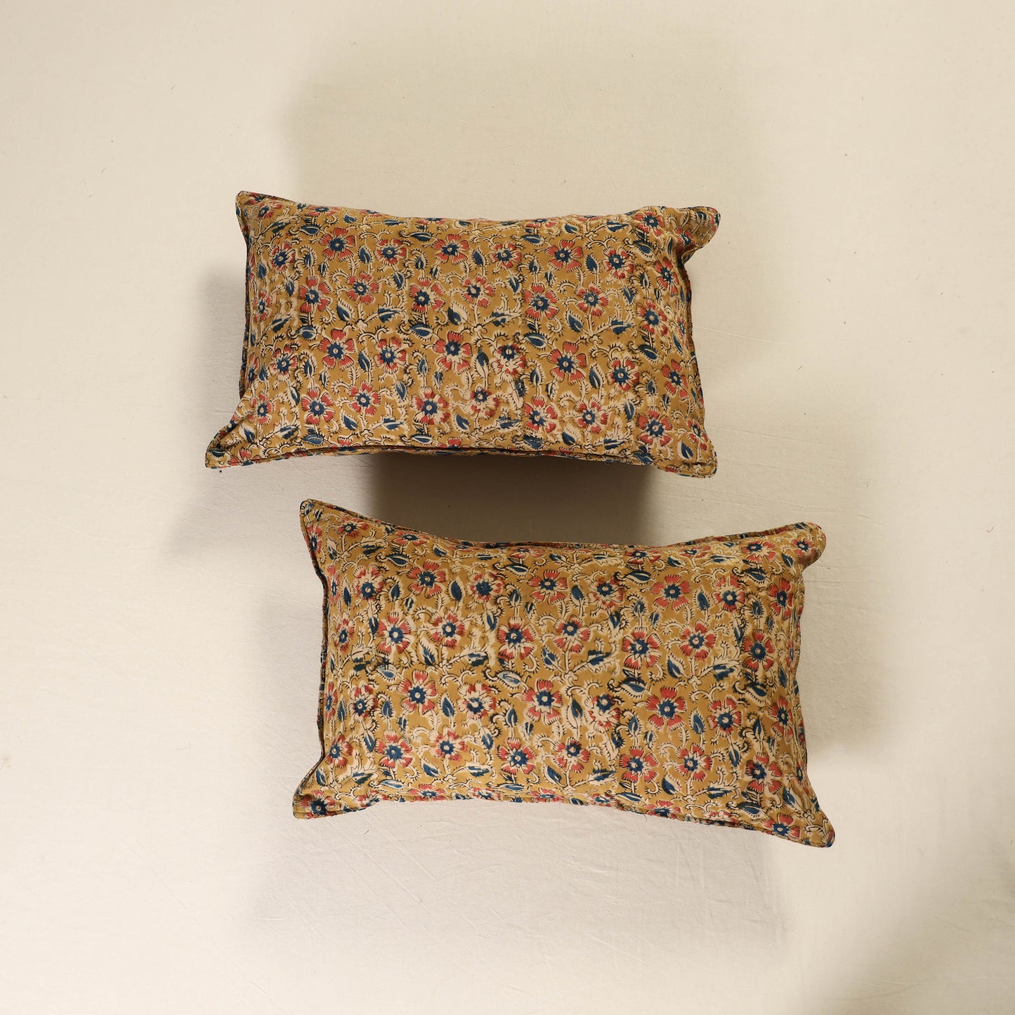 Kalamkari Print Cotton Pillow Cover (Set of 2) 50