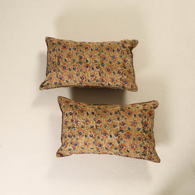 Kalamkari Print Cotton Pillow Cover (Set of 2) 50