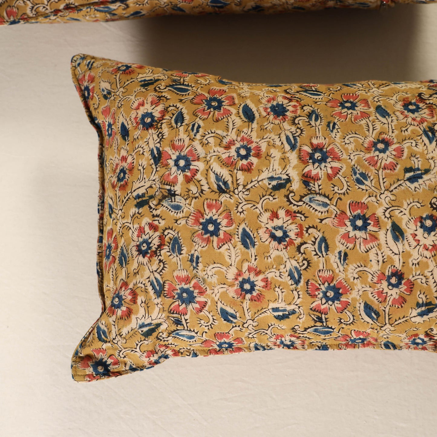 Kalamkari Print Cotton Pillow Cover (Set of 2) 50