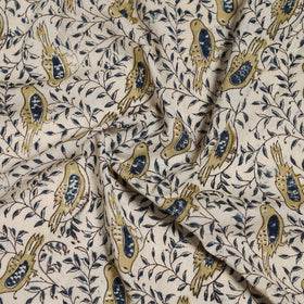Pedana Hand Block Print Natural Dyed Cotton Kalamkari Scarf 01