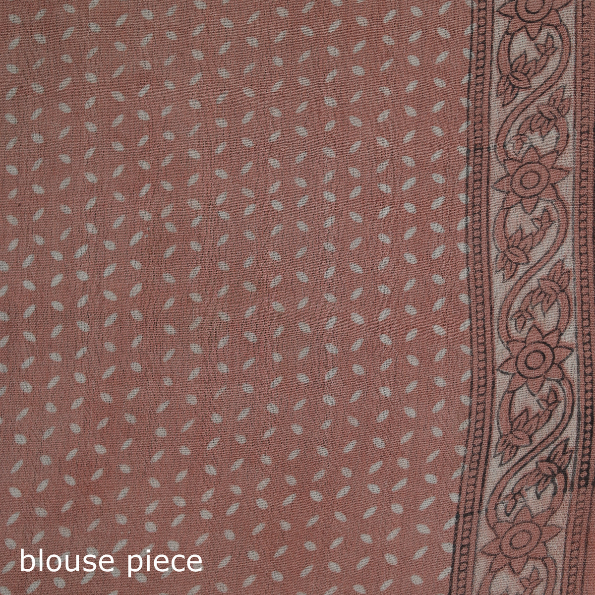 Pure Merino Wool Hand Block Akola Prints Saree 12