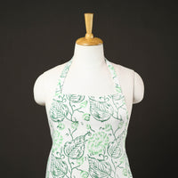 Floral Sanganeri Print Cotton Apron with Pocket 04