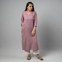 Plain Running Stitch kurta