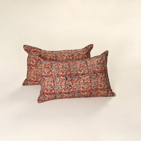 Kalamkari Print Cotton Pillow Cover (Set of 2) 55