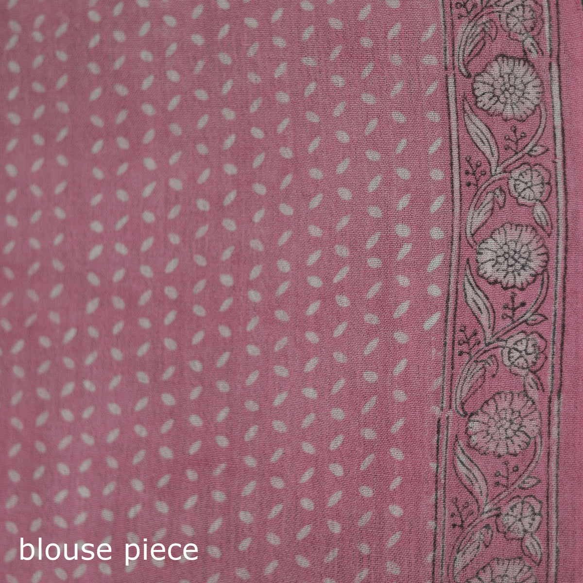 Pure Merino Wool Hand Block Akola Prints Saree 09