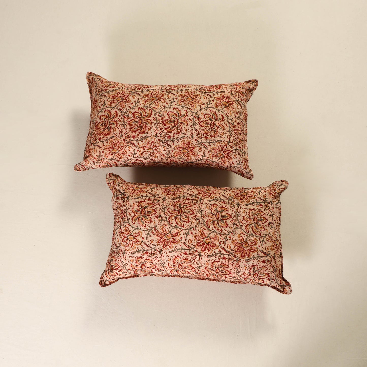 Kalamkari Print Cotton Pillow Cover (Set of 2) 56