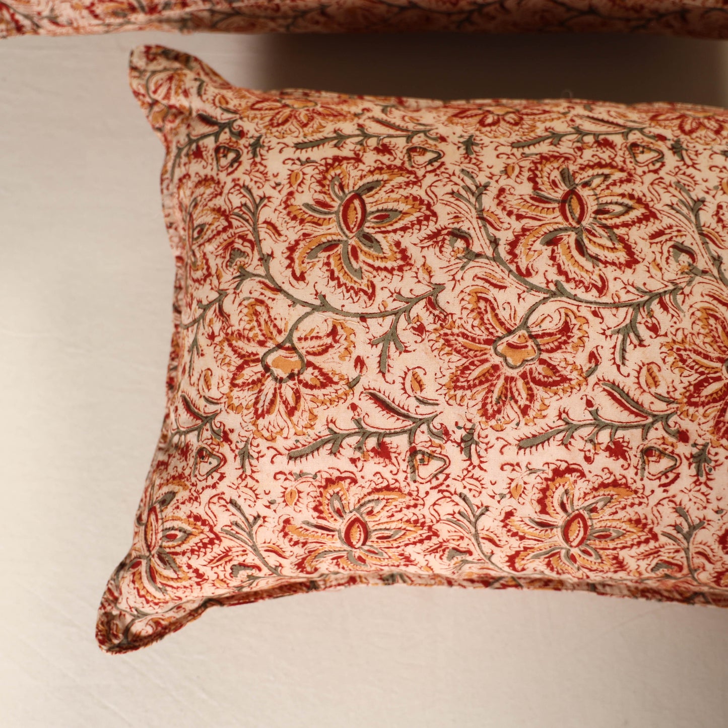 Kalamkari Print Cotton Pillow Cover (Set of 2) 56