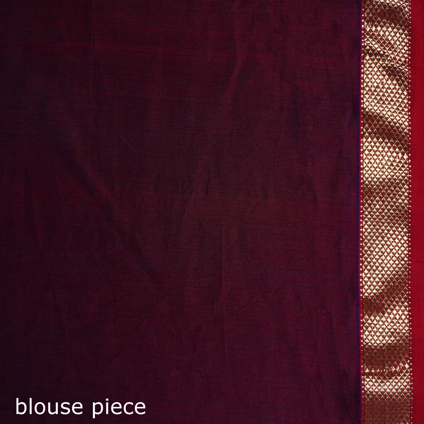 Handloom Zari Border Maheshwari Silk Saree 01