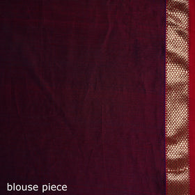 Handloom Zari Border Maheshwari Silk Saree 01