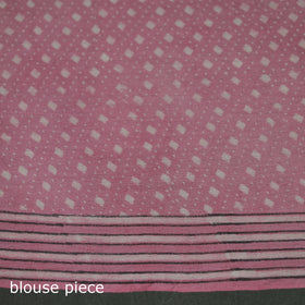 Pure Merino Wool Hand Block Akola Prints Saree 08