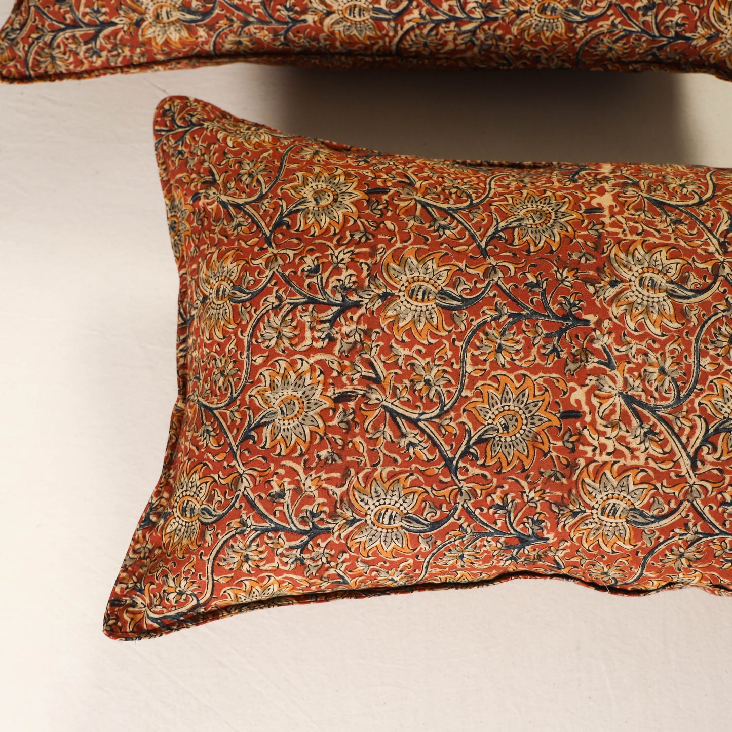Kalamkari Print Cotton Pillow Cover (Set of 2) 57