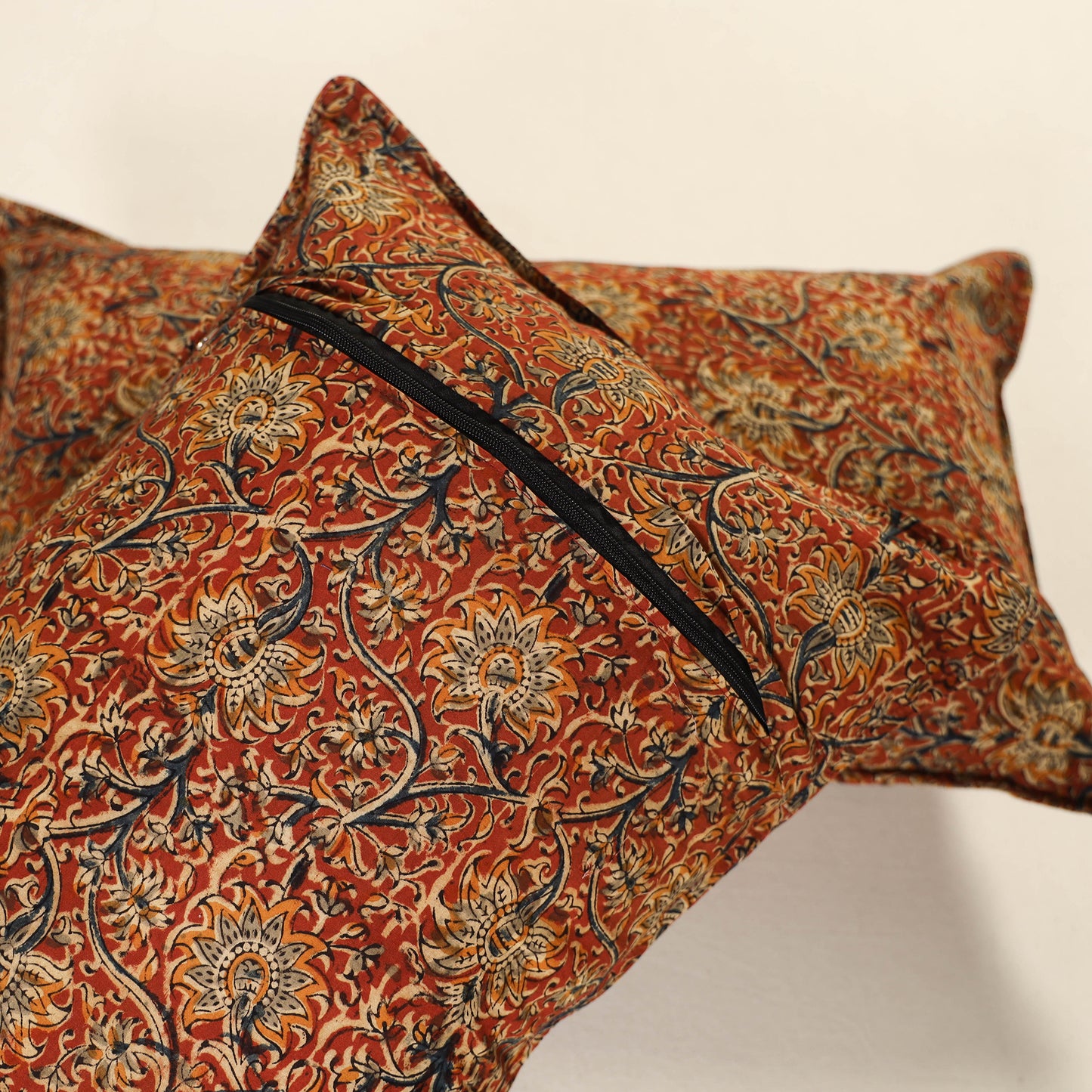 Kalamkari Print Cotton Pillow Cover (Set of 2) 57