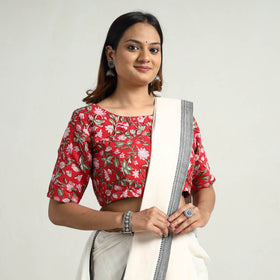  Sanganeri Stitched Blouse