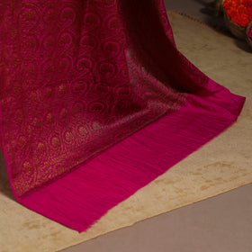 Black - Zari Work Banarasi Silk Saree with Blouse 23