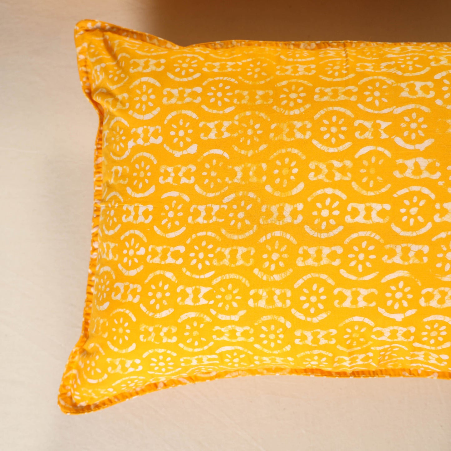 Hand Block Batik Print Pillow Covers (Set of 2) 01