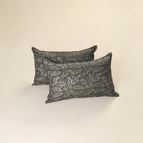 Hand Block Batik Print Pillow Covers (Set of 2) 02
