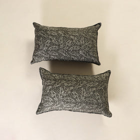 Hand Block Batik Print Pillow Covers (Set of 2) 02