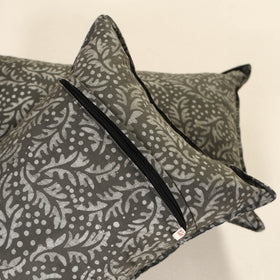 Hand Block Batik Print Pillow Covers (Set of 2) 02