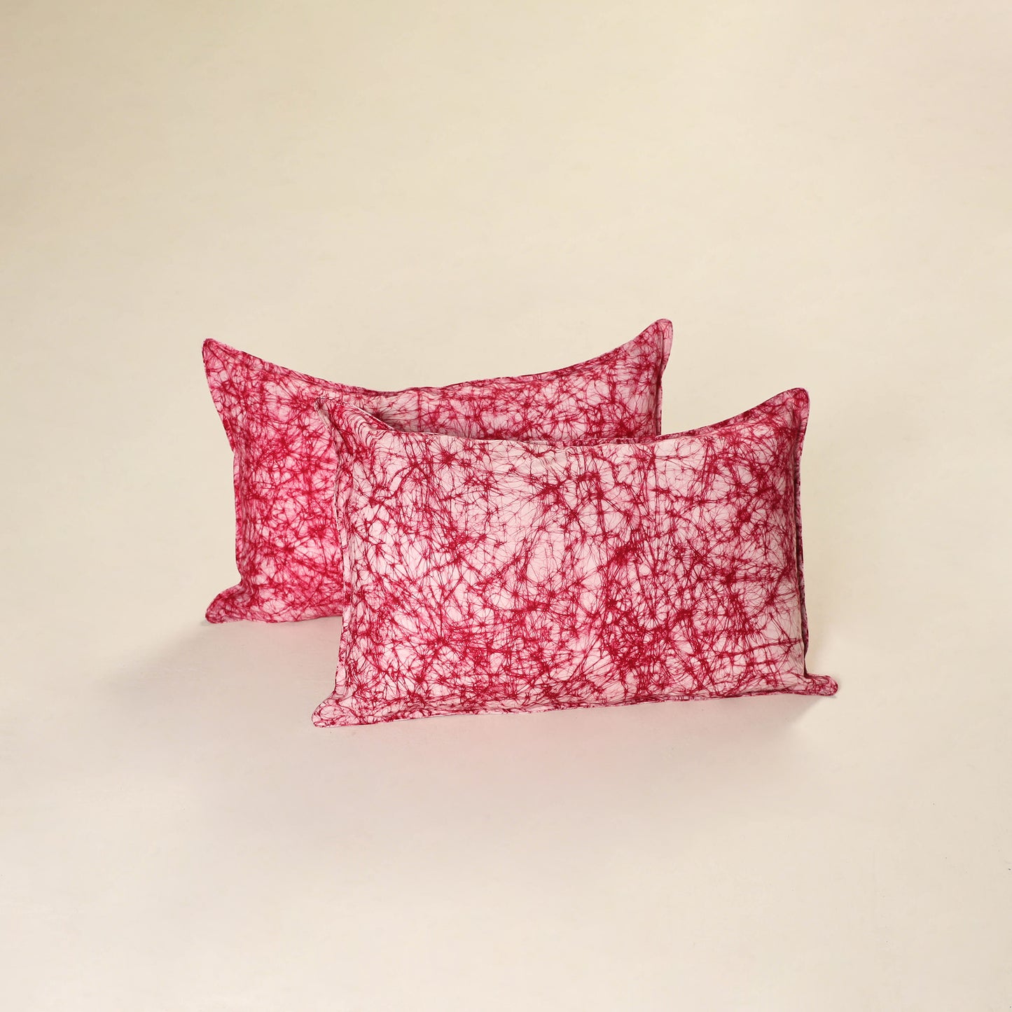 Hand Block Batik Print Pillow Covers (Set of 2) 03